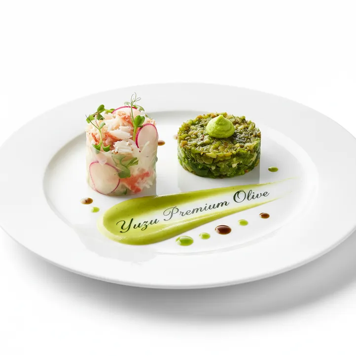 Roulé de crabe en feuilles de riz